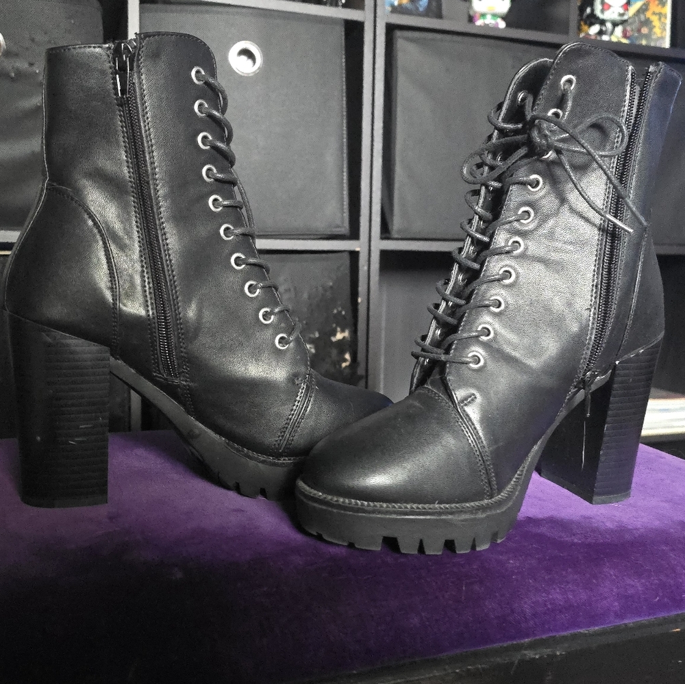 Hot Topic Platform Combat Boots